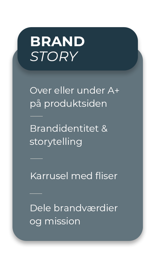 brand story on amazon comparison table