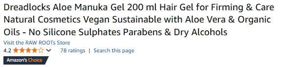 produkttitle på amazon example