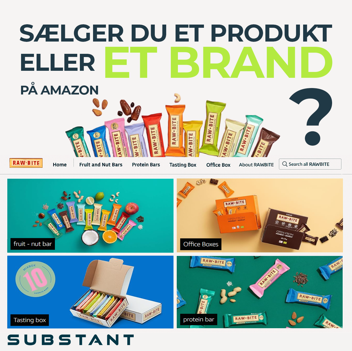 sælger du et produkt eller et brand på amazon