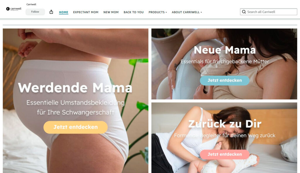 carriwell brand store brandgenkendelse