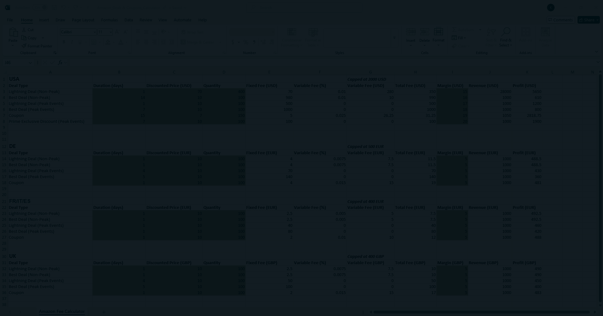 deal & coupons calculator